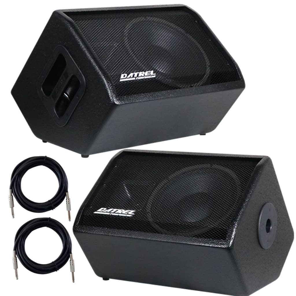 Kit de caixas de som profissional Datrell 400w RMS 10 polegadas com cabos