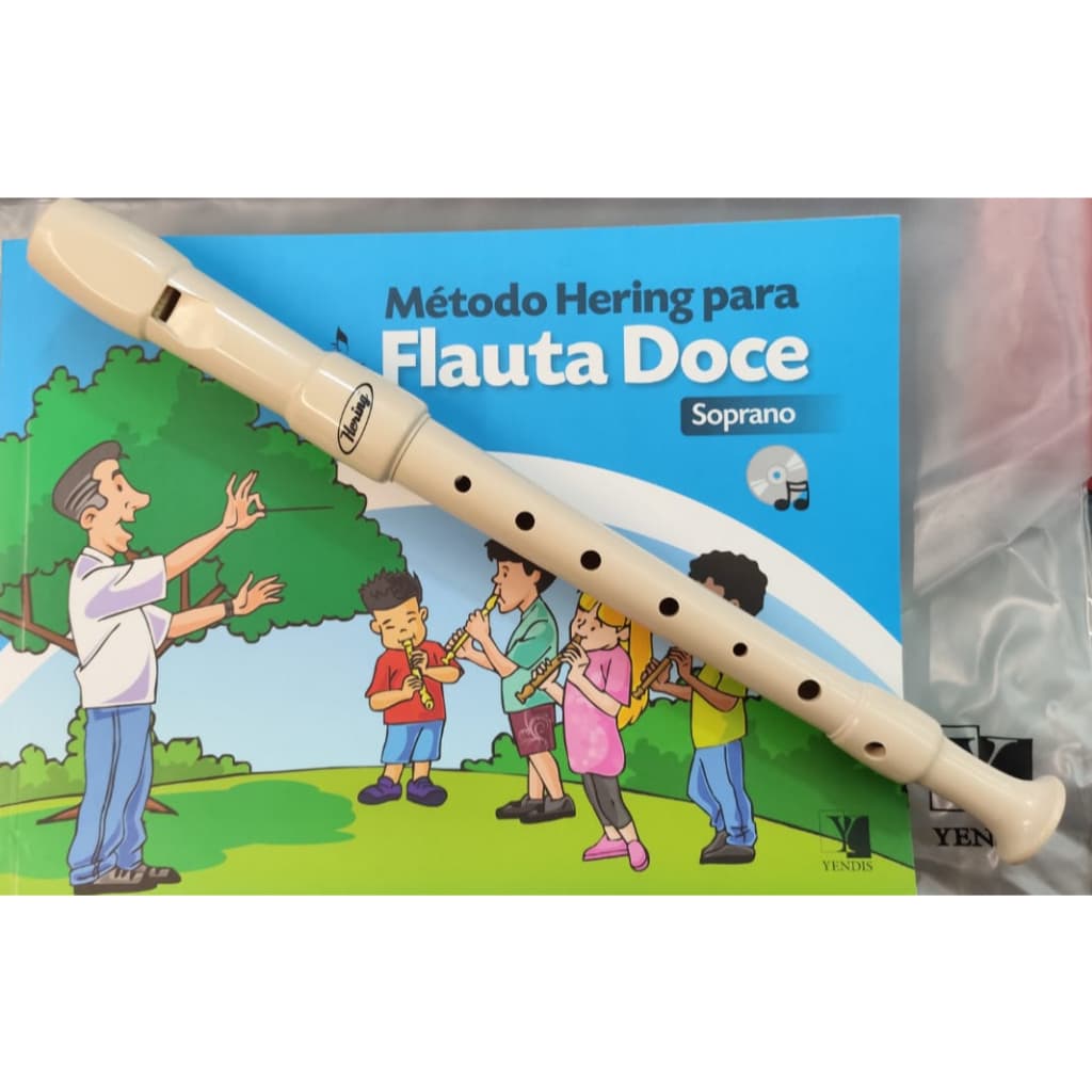 Método Hering Para Flauta Doce Soprano C/ Flauta