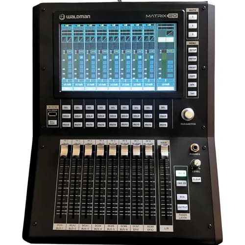 MESA DE SOM DIGITAL WALDMAN MTX-20 MIXER 20 CANAIS