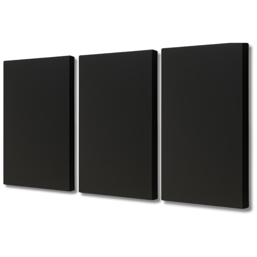 Kit 3 Painel Acústico 100x50x5 com Lã de Rocha – Tratamento Acústico Profissional