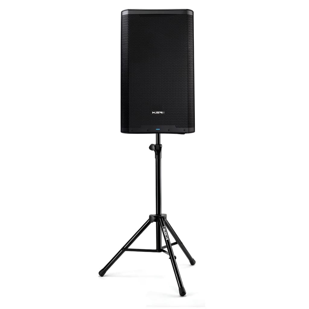 Caixa De Som Ativa 15 Poleg 2000 Watts Rms Ksr K2 + Tripé Preto 127/220v