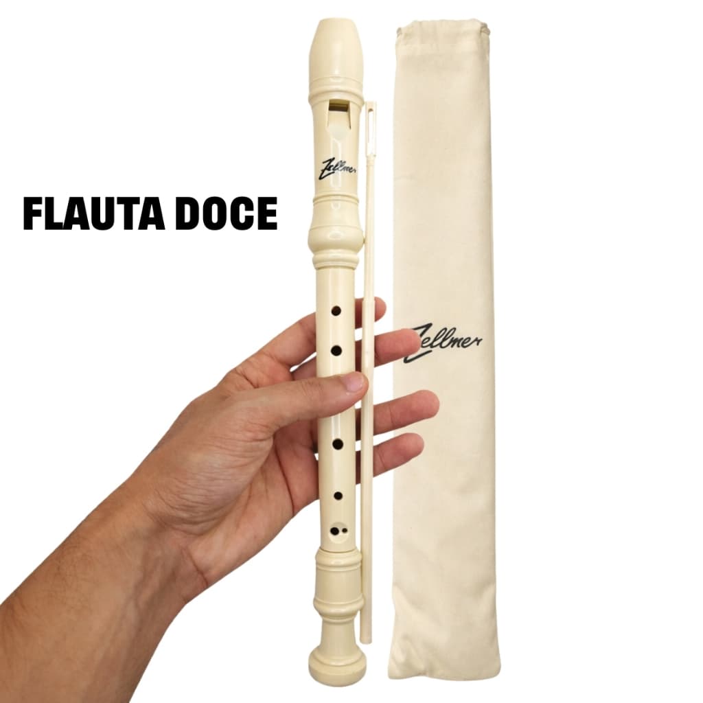 FLAUTA DOCE ZELLMER GERMÂNICA ABS SOPRANO DÓ (C)