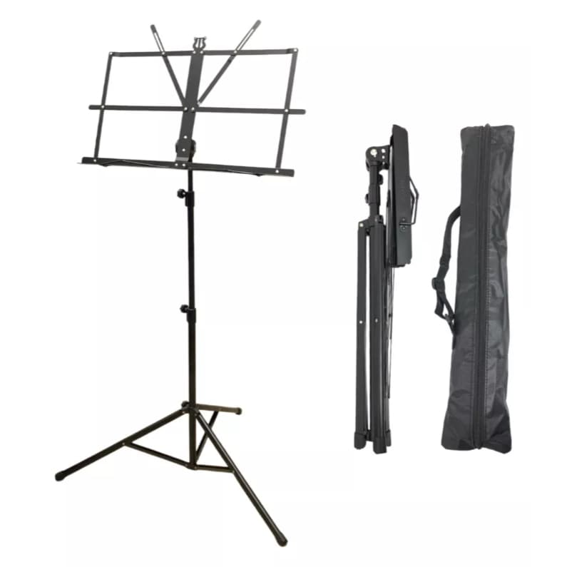 Estante De Partitura Cifra Pedestal Hinário Pastas Suporte