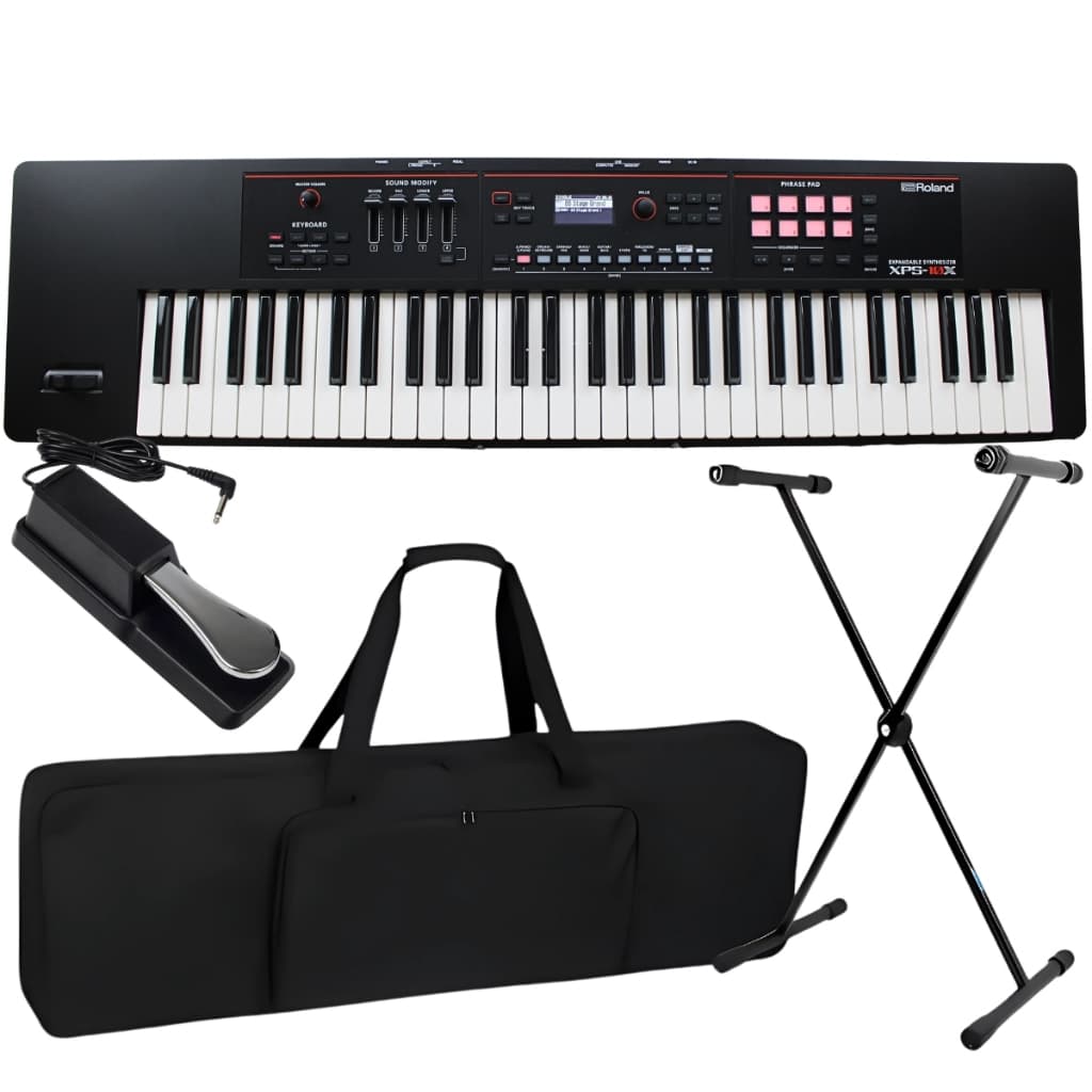Kit Teclado Sintetizador Roland Xps-10X Original + Bag Suporte