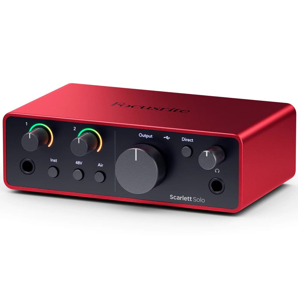 Interface de Audio Scarlett Solo 4 Geração Interface de Audio Profissional Interface de Audio Usb