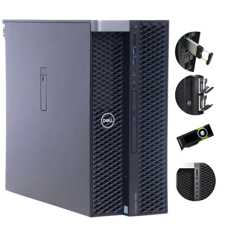 PC Completo Dell Precision 5820 Workstation 32gb Ram SSD 256gb + Hd 1TB WINDOWS 10 Pro