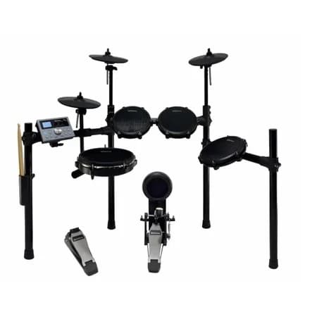 Bateria eletrônica Waldman MM-9 Mesh Maxx 9 kit completo preto