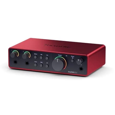 Interface de Audio Scarlett 2i2 4 Geração Interface de Audio Profissional Interface de Audio Usb