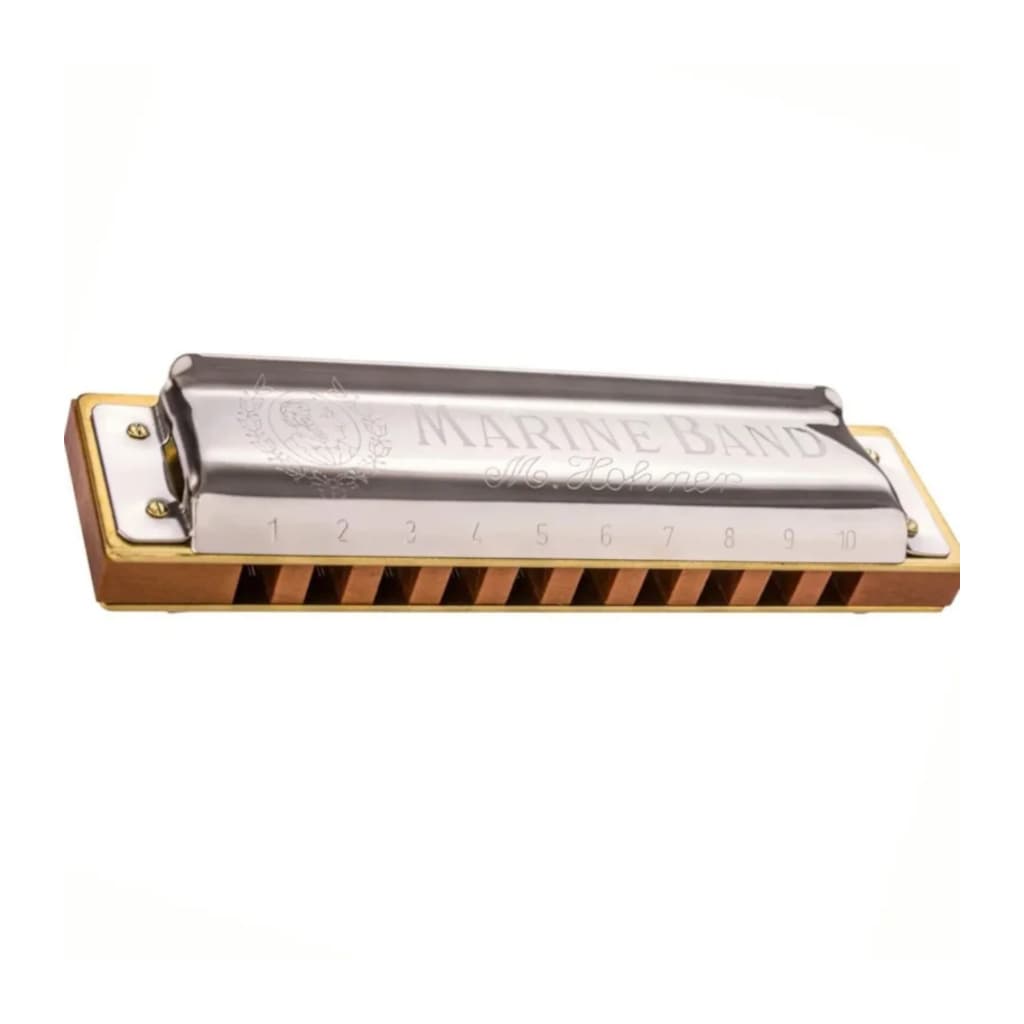 Gaita Harmónica Marine Band em A (Lá) 1896/20 Diatônica Gaita de Boca Profissional Gaita Hohner