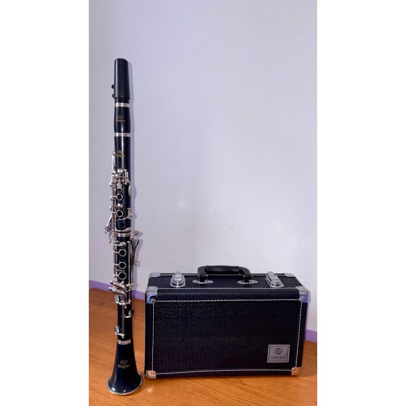 Clarinete SCHIEFFER em Ebonite  Estojo Luxo #clarinete