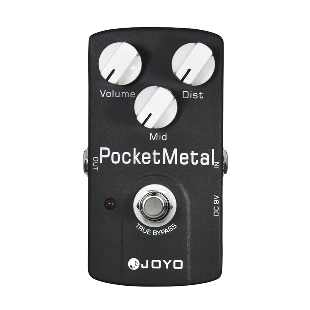JOYO JF-35 Pedal De Distorção De Metal De Bolso Enormes Sons Efeito De Guitarra Elétrica Com Botão De Ajuste Médio