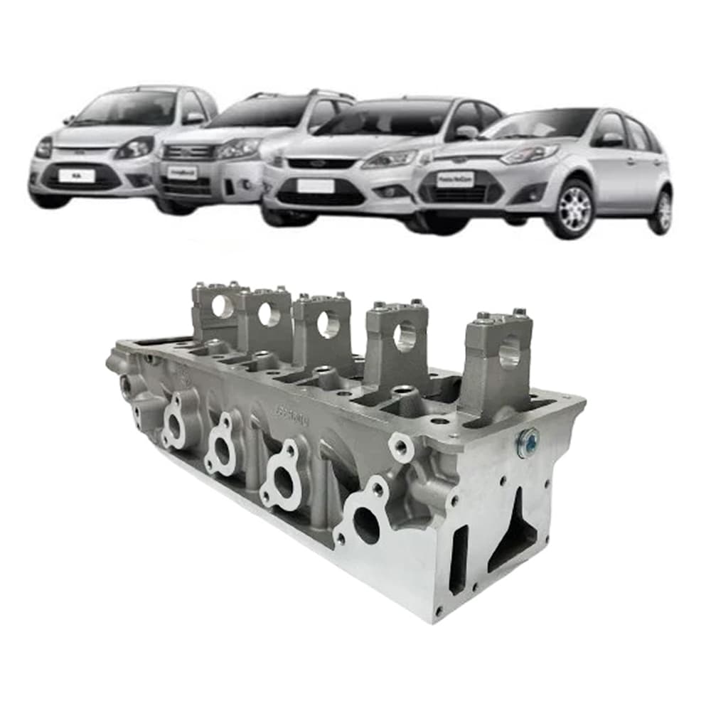 Cabeçote Novo Para Ford ZETEC ROCAM 1.0 8V - Aplicável Ford FIESTA / KA