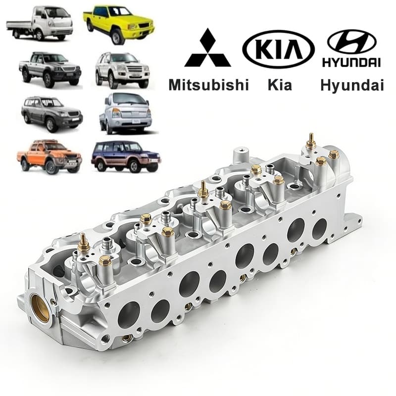 Cabeçote Novo Hr L200 K2500 Gl Gls 2.5 Diesel Para Mitsubishi / Kia / Hyundai