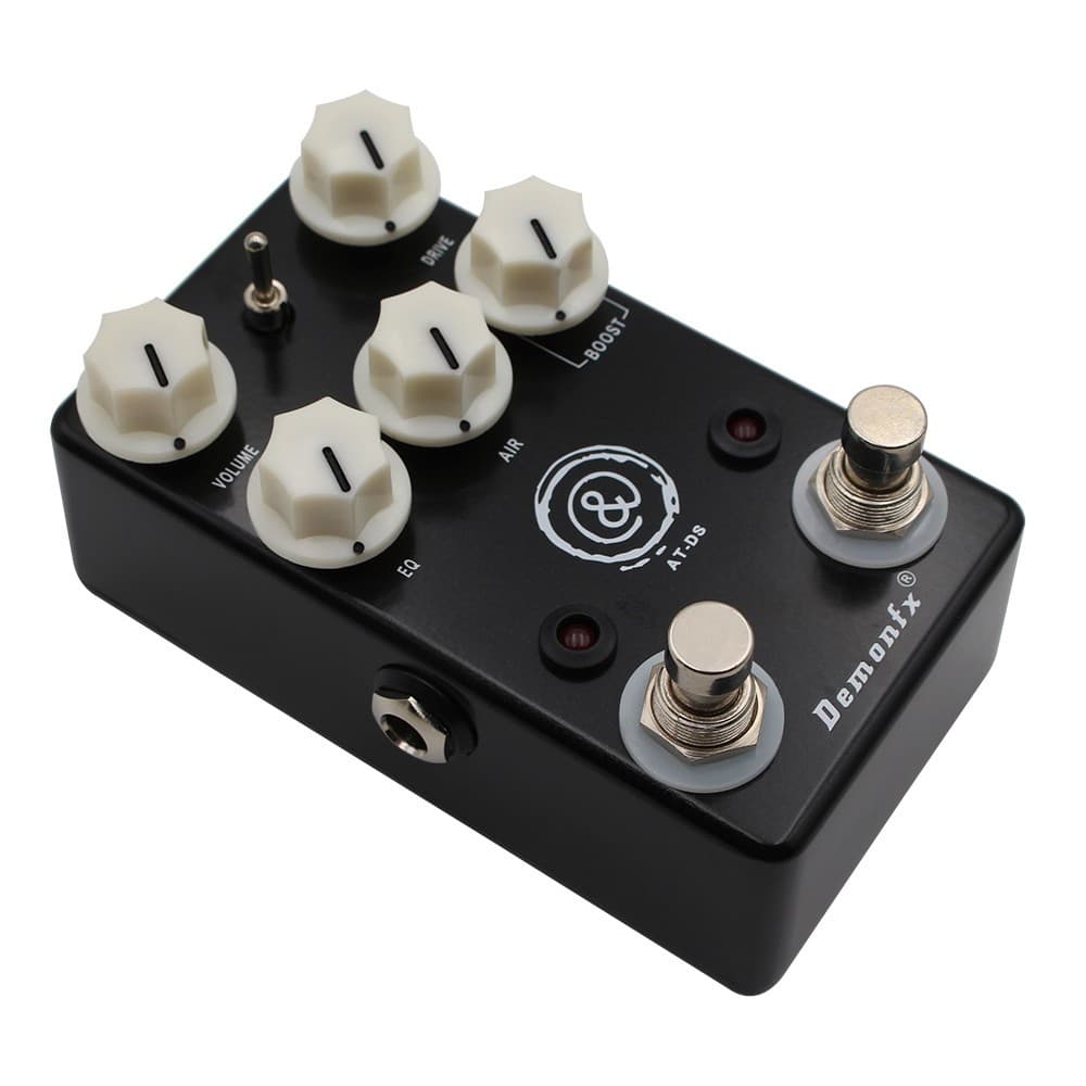 Demonfx AT-DS Pedal De Efeito De Guitarra De Alta Qualidade Overdrive Distorção Com Acessórios Musicais True Bypass