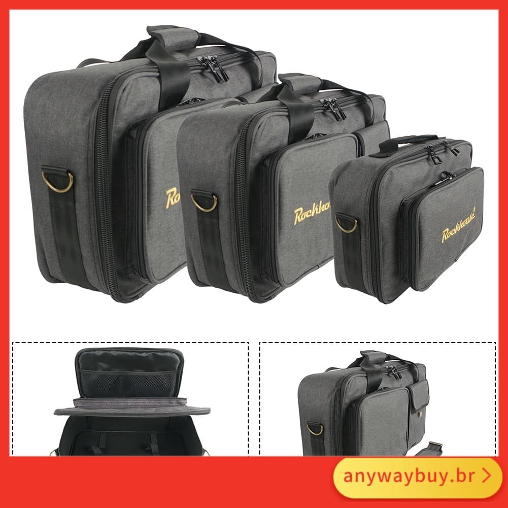 [Ay] Muti Size Portátil Guitarra Pedalboard Bolsa Efeitos Pedal Board Storage Carry Case