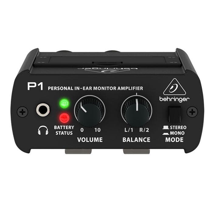 Pré-amplificador para fone de ouvido Behringer Powerplay P1 em preto