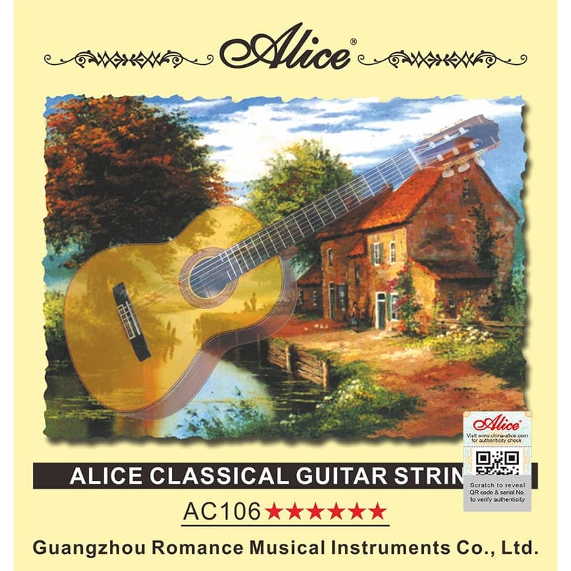 Alice A106H cordas de guitarra clássica cordas de nylon cordas de guitarra acessórios de