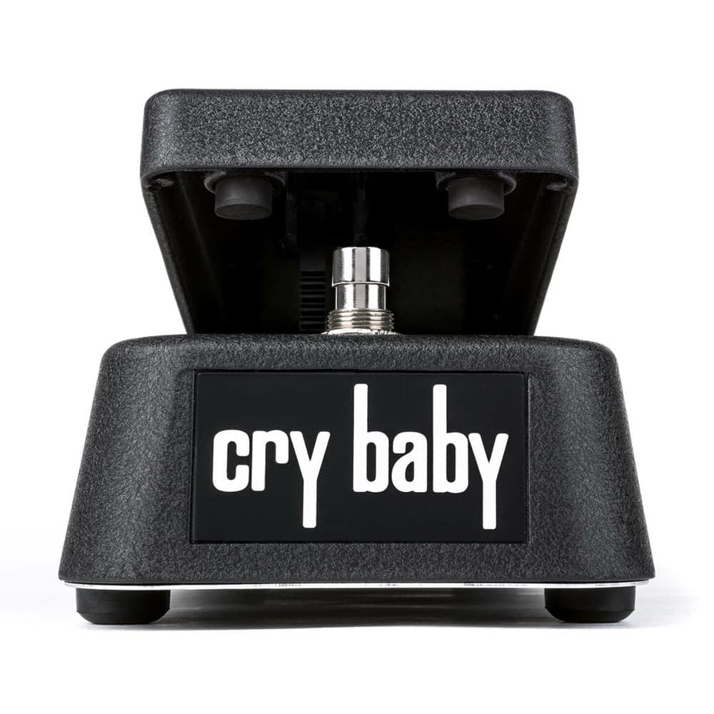 Pedal de guitarra Cry Baby Wah GCB95 Dunlop preto com logotipo branco