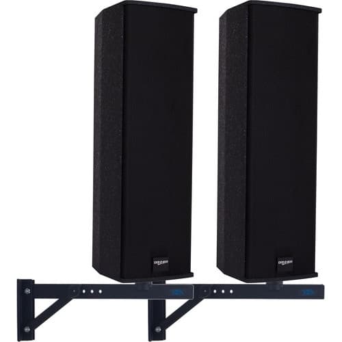 2 Caixa Line Array Passiva C100 200wrms Ll Audio + Suporte