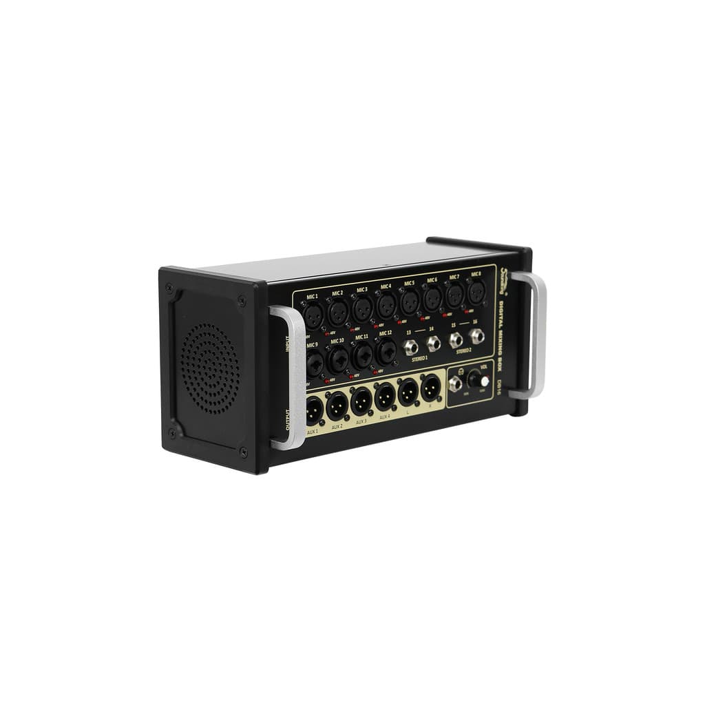 MESA DE SOM RAK BOX DIGITAL MIXER SOUND KING DB16