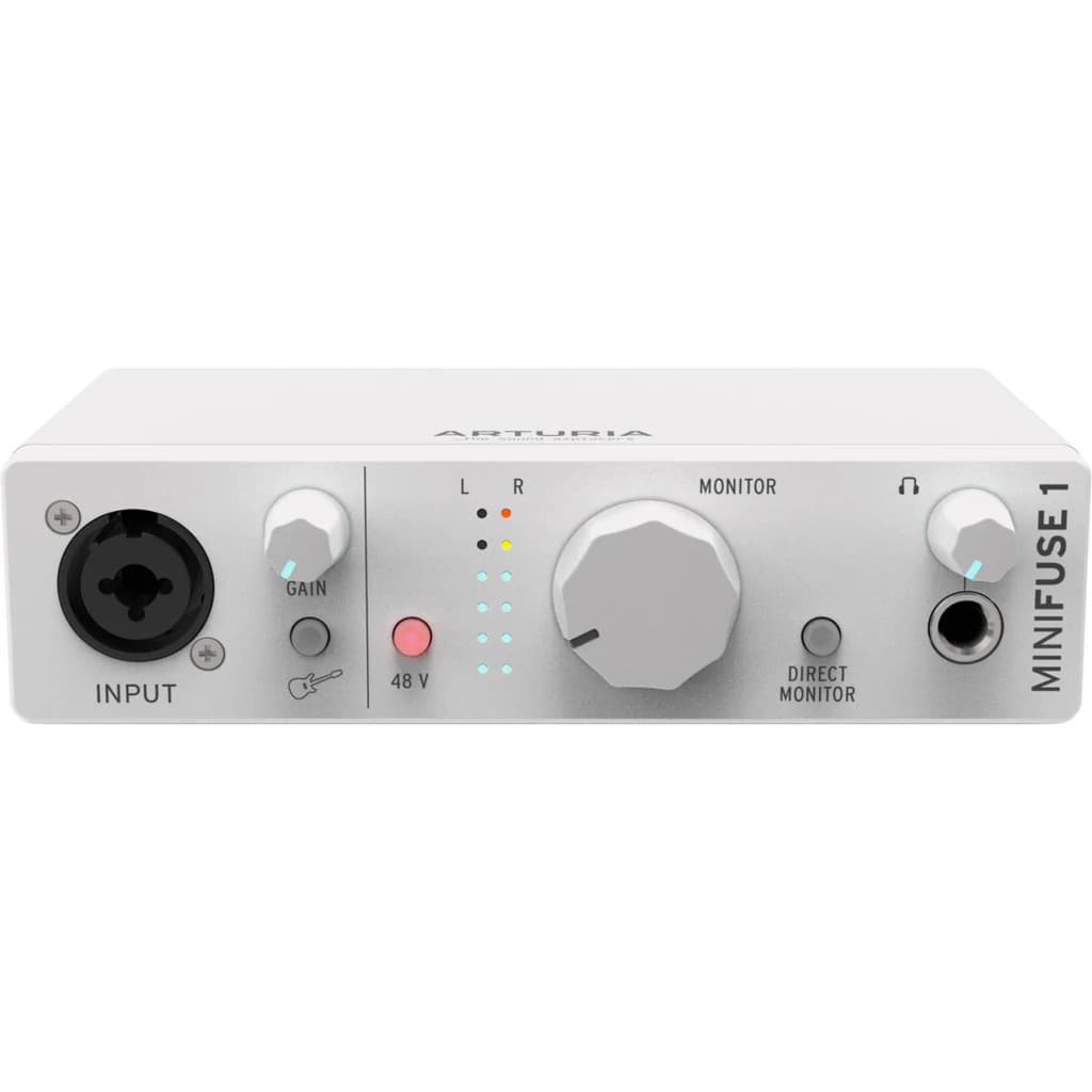 Interface de Áudio Arturia MiniFuse USB Dual Áudio Branca
