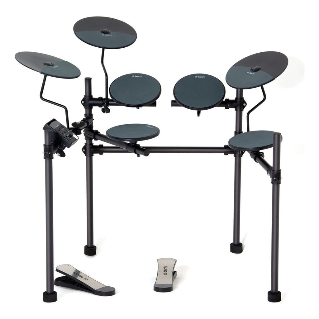 Bateria Eletrônica D-tech Pulse em Preto e Cinza