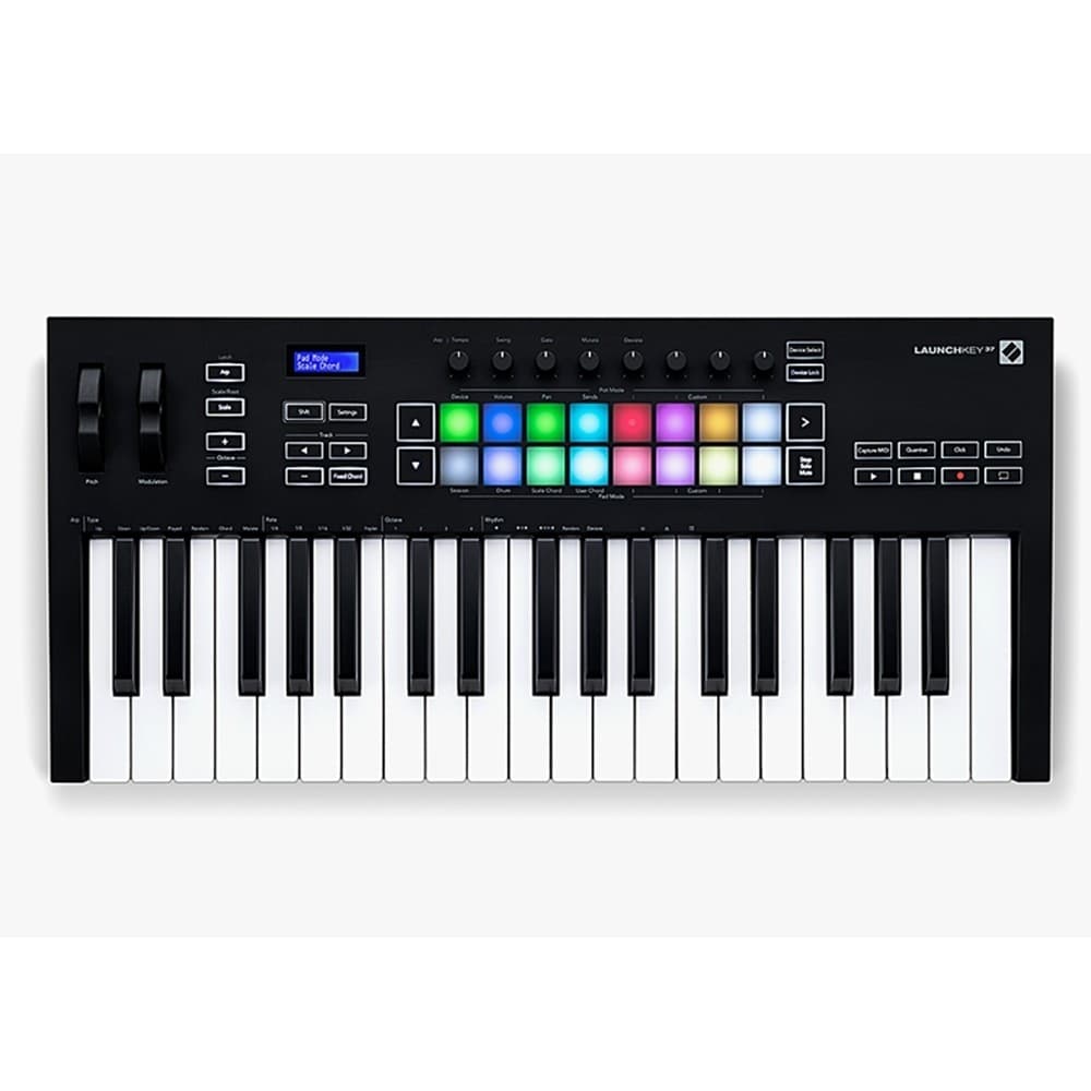 TECLADO CONTROLADOR LAUNCHKEY 37 TECLAS MK3 MIDI NOVATION