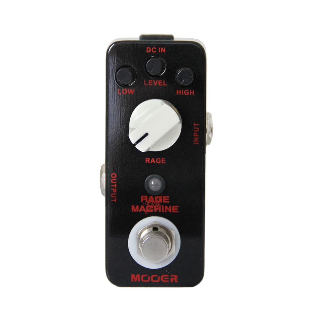 MOOER MMD2-RageMachine Pedal de Distorção Metálica para Guitarra Elétrica