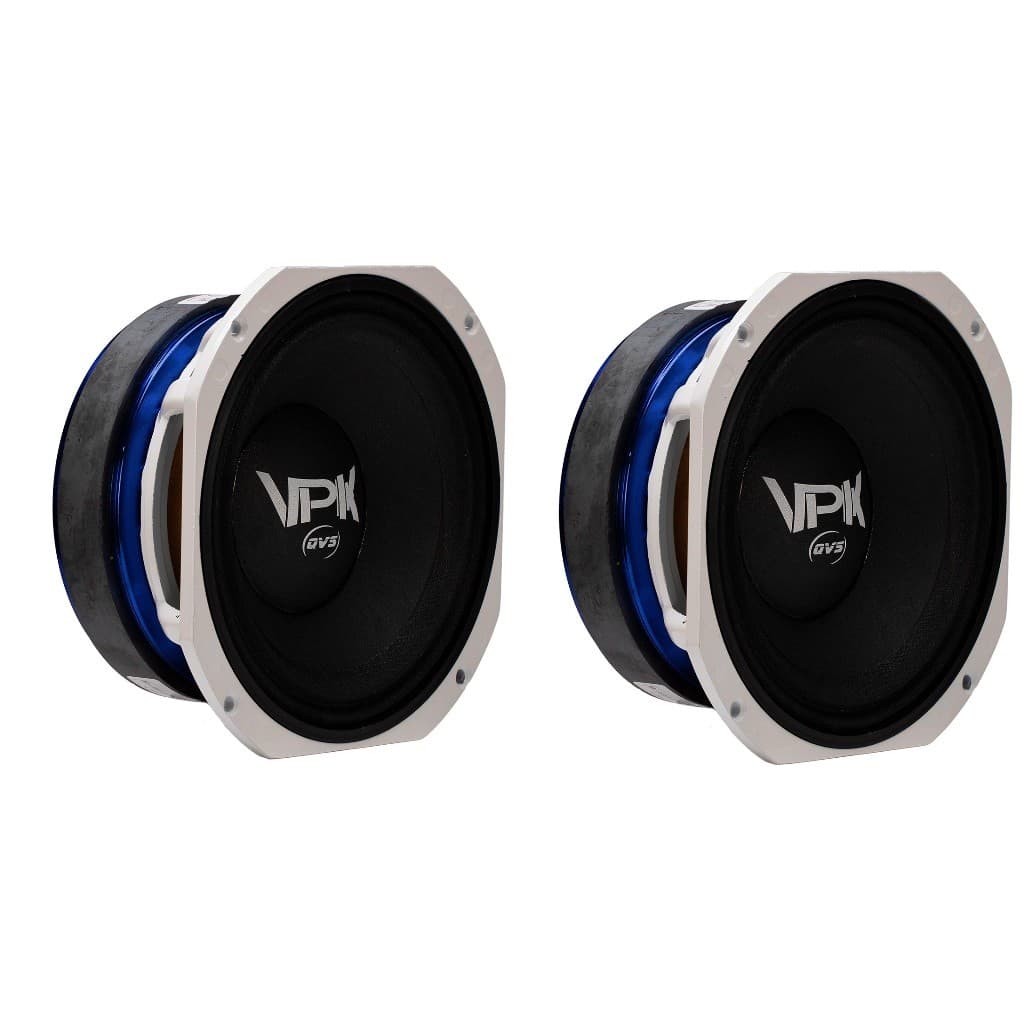 2 Alto Falante Qvs 8 55vpk 400rms Medio Grave Pancadao Som Automotivo Som Profissional Line Array Paredao BOB