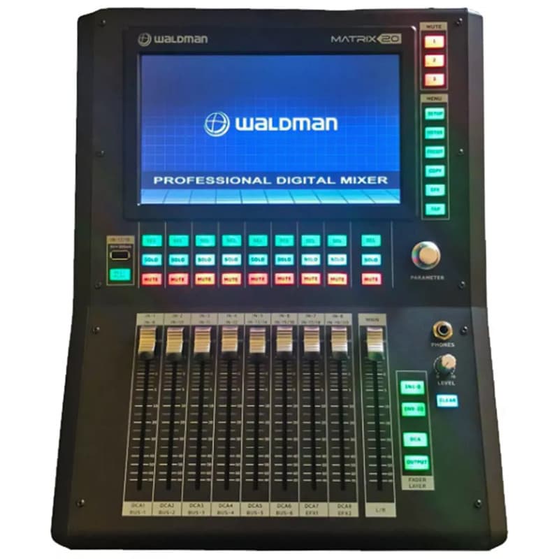 MESA DE SOM DIGITAL WALDMAN MTX-20 MIXER 20 CANAIS