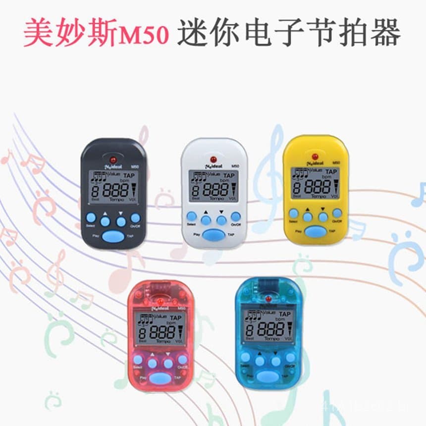 Mini metrônomo, metrônomo eletrônico universal para instrumentos musicais, metrônomo para piano, guitarra, violino, metr