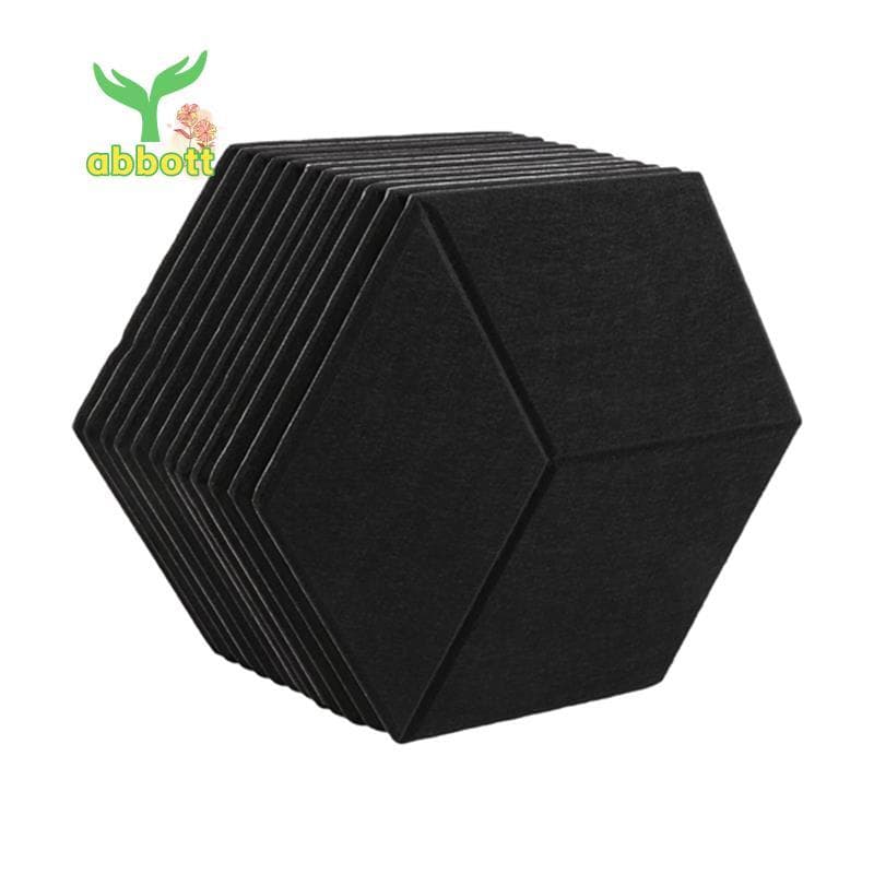 [Quick A] 12 PACK De Espuma Acústica , Painéis Autoadesivos À Prova De Som , Para Isolamento Acústico E Tratamento (Pret