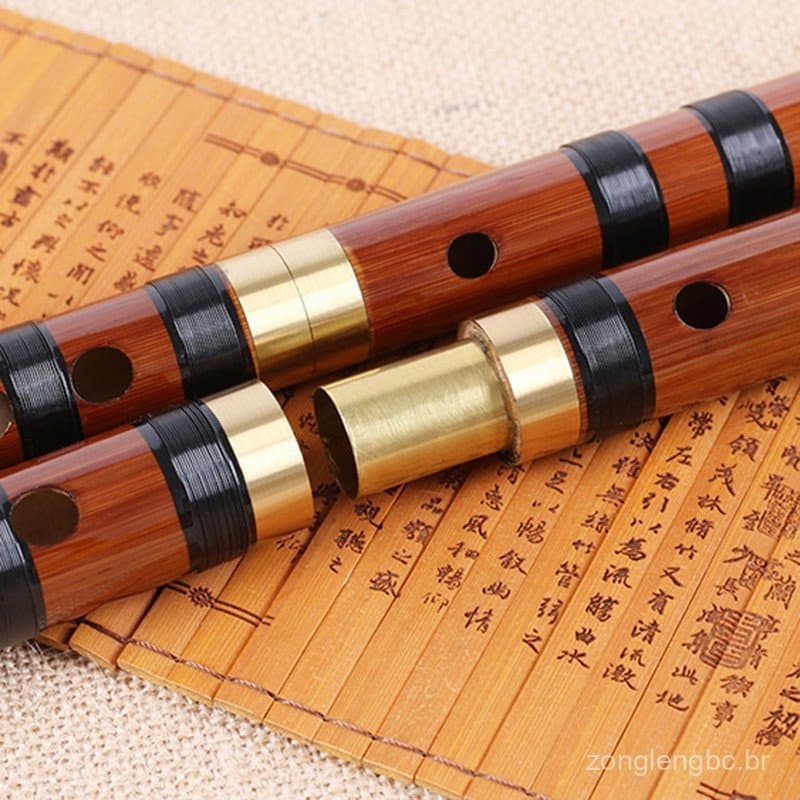 Flauta diji flauta de bambu chinês profissional c d e f g chave dizi instrumentos musicais de