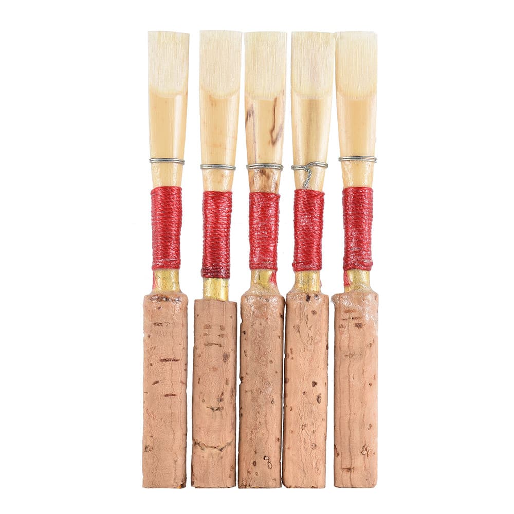 Freelover-BR Genérico 5 PCS Oboé Palhetas Bb Clarinete com Caixa de Plástico Tradicional para Iniciantes e Jogadores