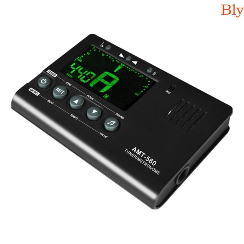Afinador e metrônomo digital Bly AMT-560 para guitarra elétrica