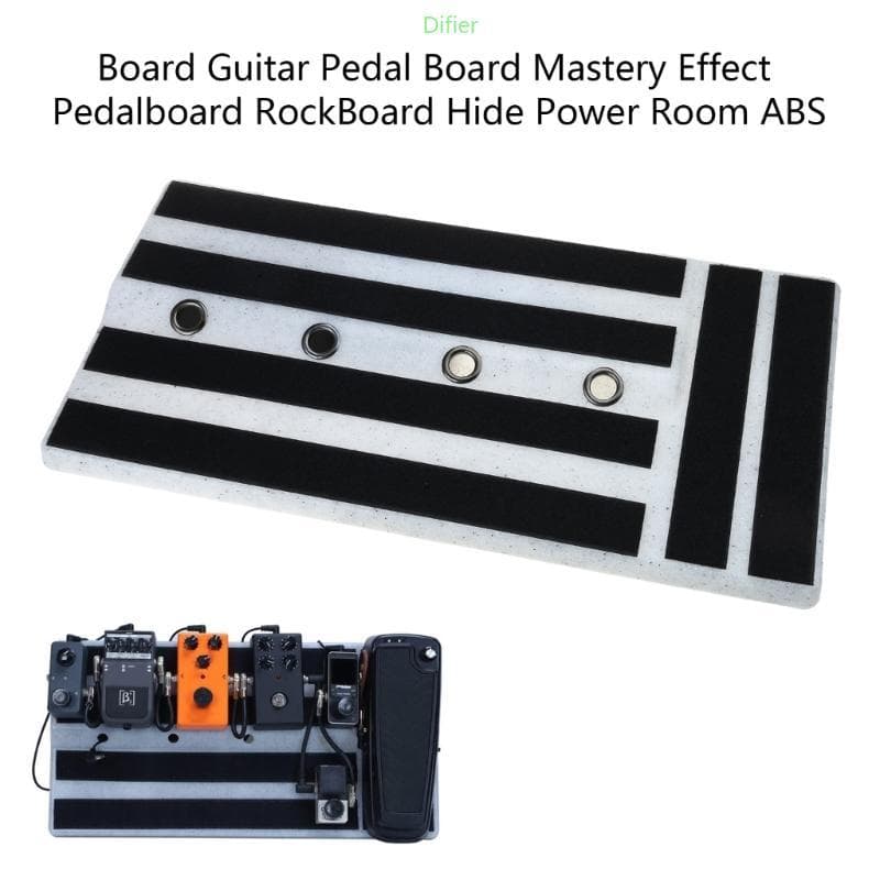 Placa Difier Pedal Guitarra Mastery Efeito Pedalboard Esconder Energia ABS