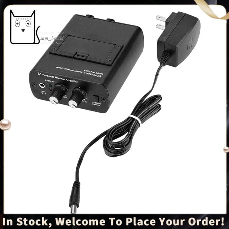 Amplificador De Fone De Ouvido Intra-Auricular Pessoal S1 Para Bateristas , Teclado , Reprodutor De Guitarra , Sistema I