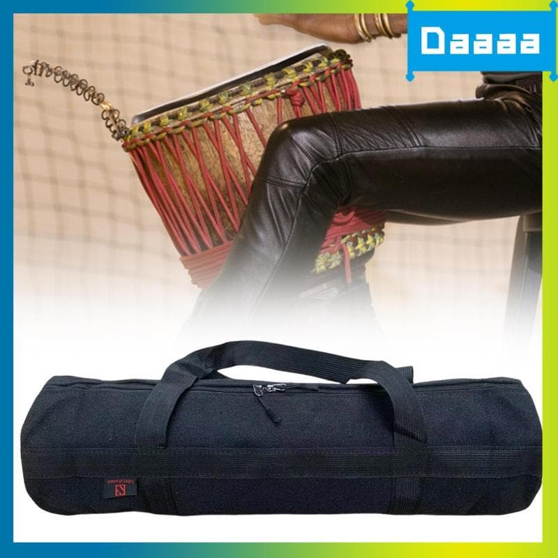 Bolsa de bateria africana preta resistente portátil, proteção para djembe, gig bag