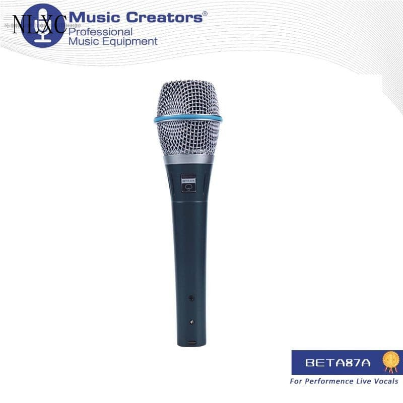 Microfone Condensador BETA 87 BETA87A de Alta Qualidade Profissional Supercardioide Beta 87A Microfone Vocal para Karaok