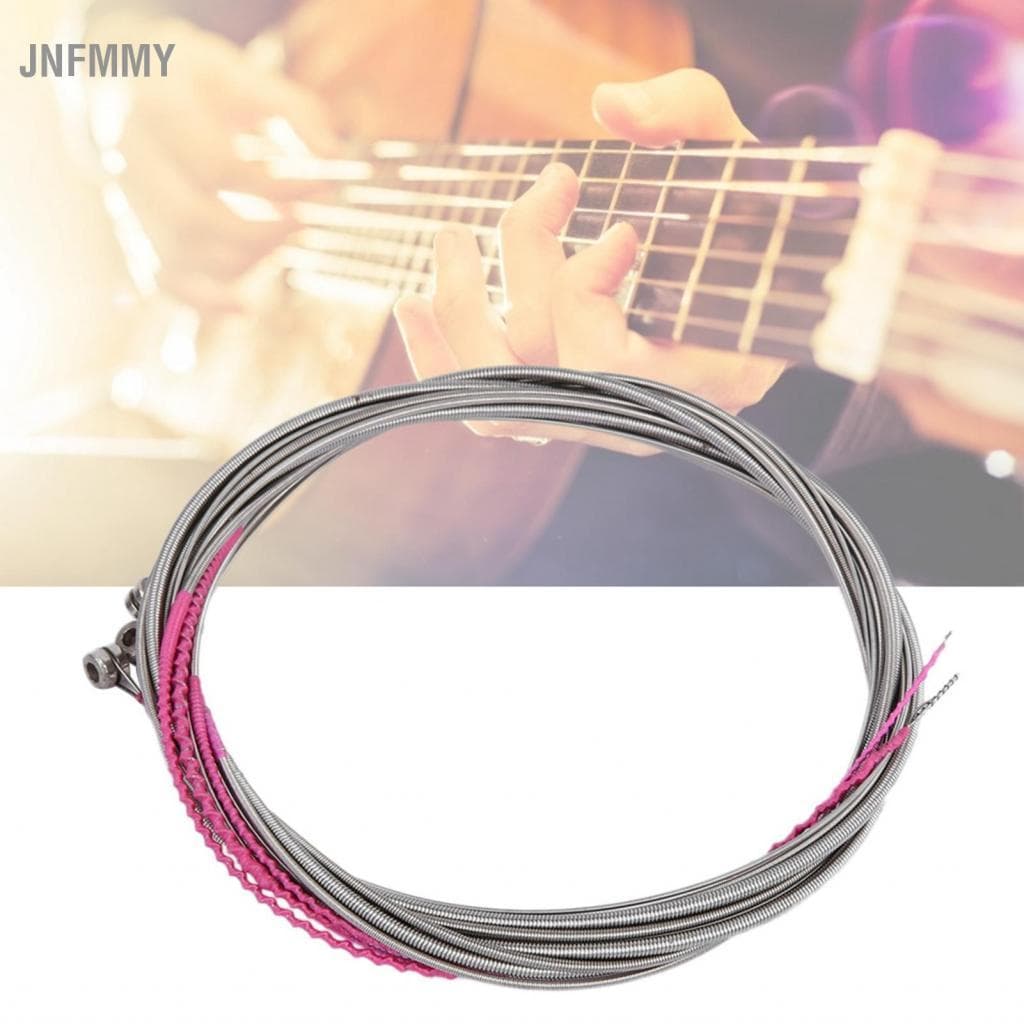 Jnfmmy Jnfmmy prata baixo elétrico cordas de aço 4 cordas instrumentos musicais suprimentos