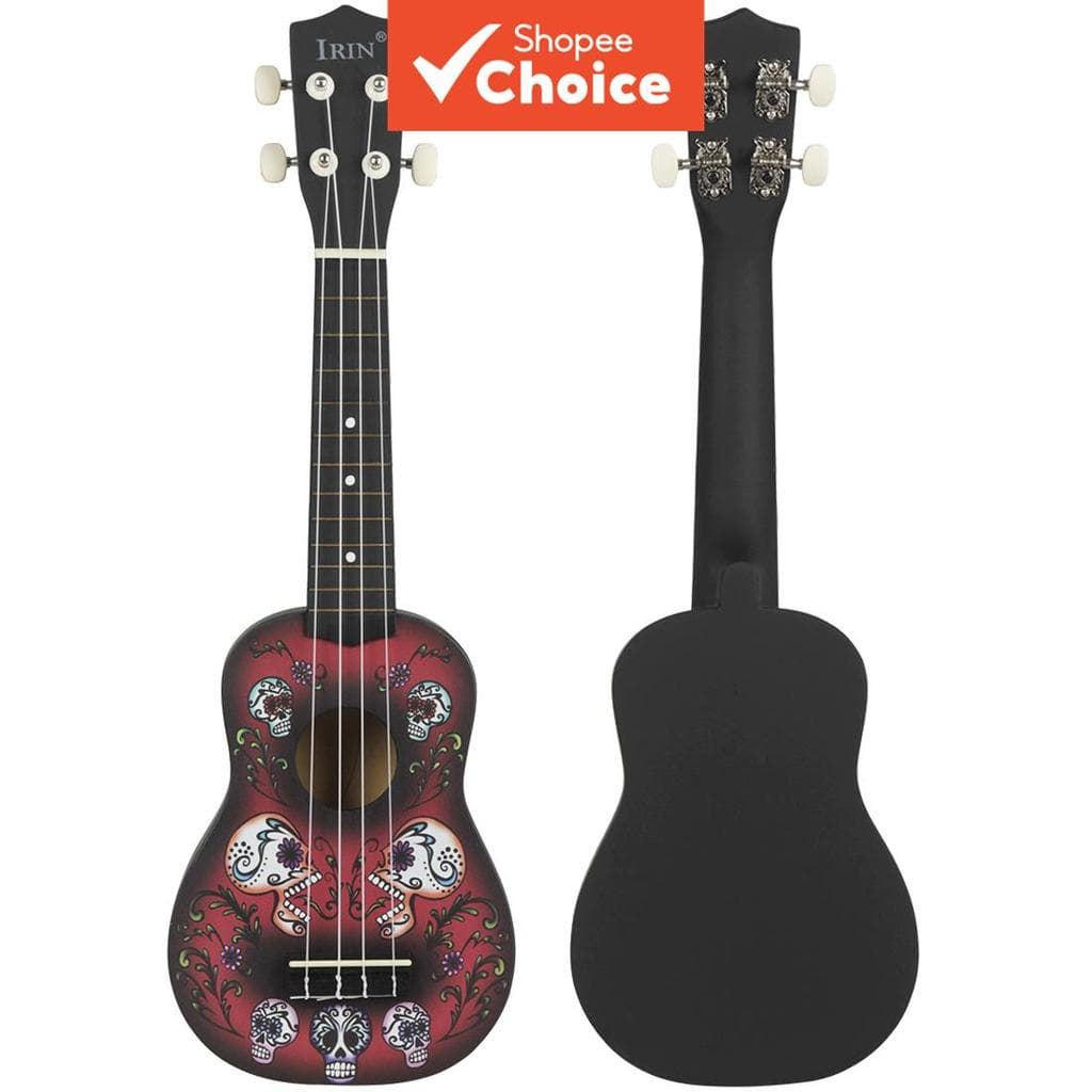  IRIN Ukulele 21 Polegadas 4 Cordas Violão Havaiano Escuro Mini Guitarra Basswood Ukulele Instrumento Musical de Cordas
