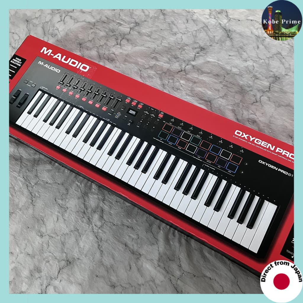 Controlador De Teclado MIDI USB M-Audio Com Almofadas Sensíveis À Velocidade E Pacote De Som De Instrumentos Nativos-Disponível Em Variantes De 32 , 49 61 Teclas