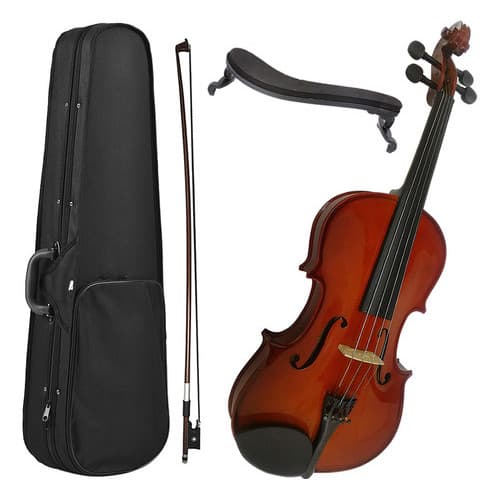 Viola de Arco Marinos 38 1/2 Tampo Maciço Regulado Luthier Espaleira Estojo Térmico Arco Profissional Acabamento Nobre