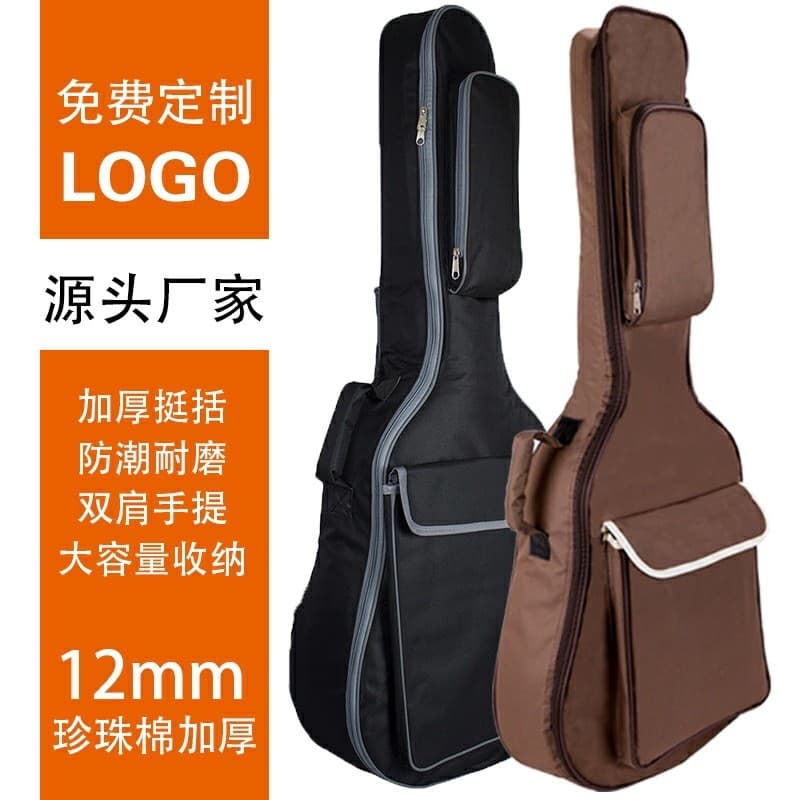 Bolsa para violão clássico, estojo para violões acústicos folk de 36, 38 e 41 polegadas, estojo para violão reforçado e 