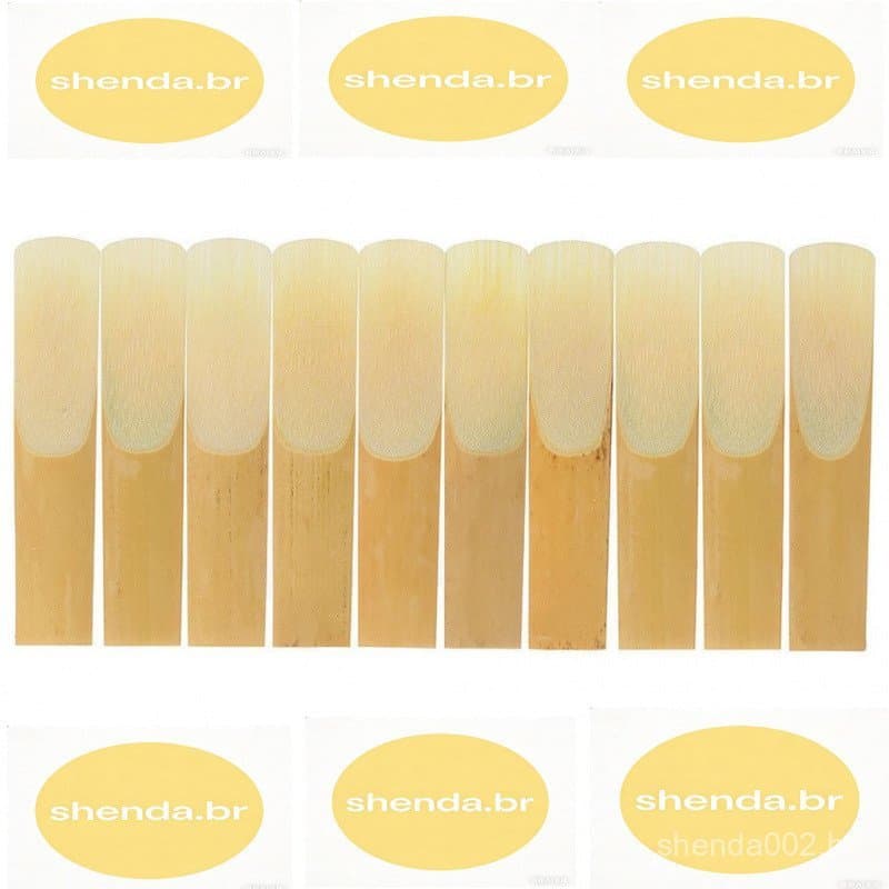 Tenor musicais Palhetas Tenor 1, 5 as 10 Resistir Palhetas Rios de Bambu 1 musicais Palhetas Tenor ç Sax Bb.
