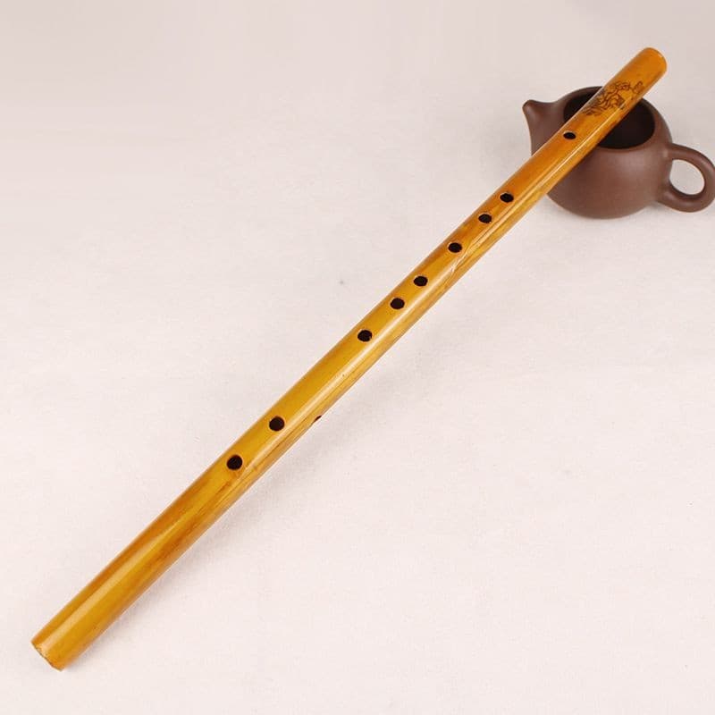 Gravador de seis buracos Chen Qingdi flauta iniciante Xiao flauta de bambu estilo antigo flauta antiga instrumentos musi