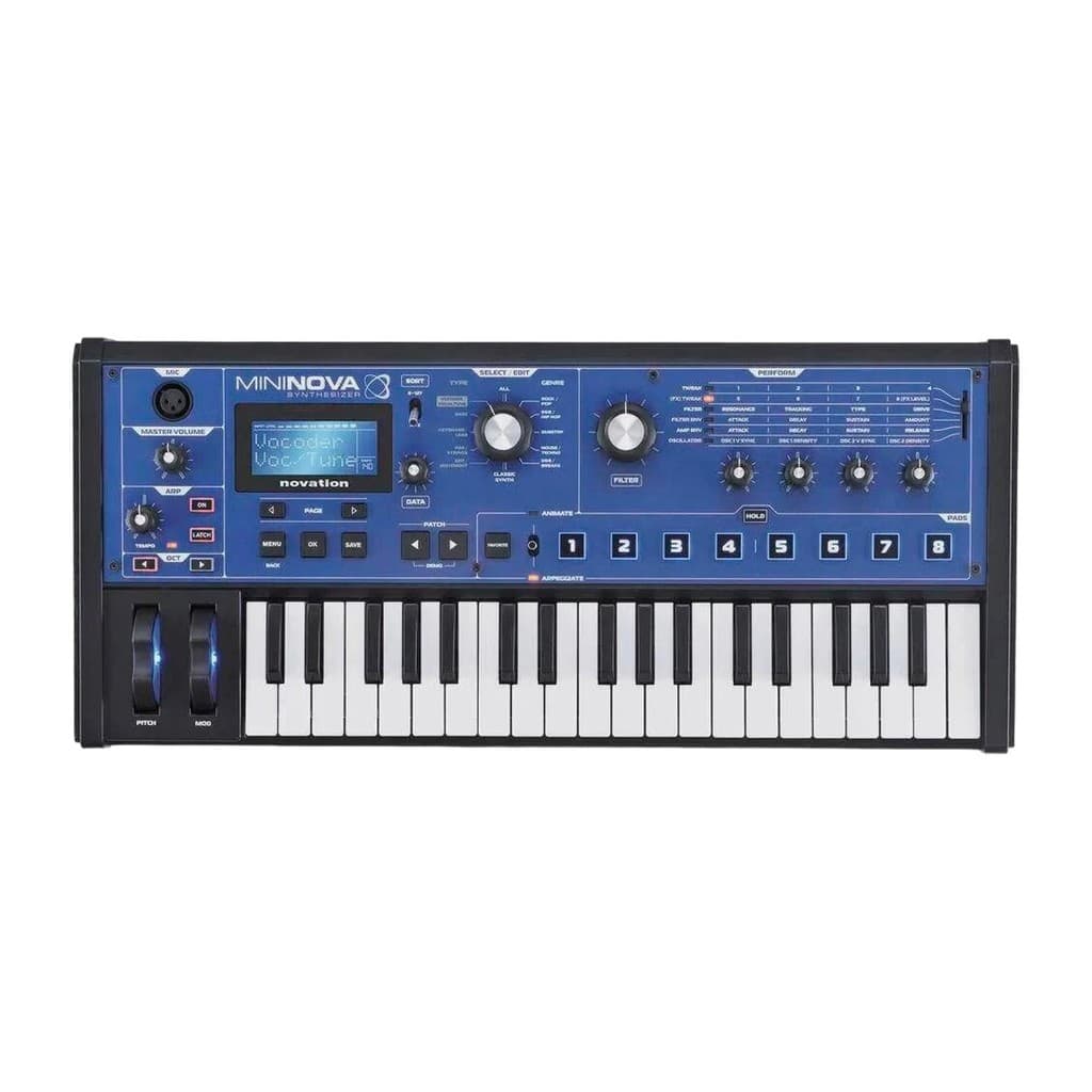 TECLADO SINTETIZADOR NOVATION MIDI 37 TECLAS MININOVA