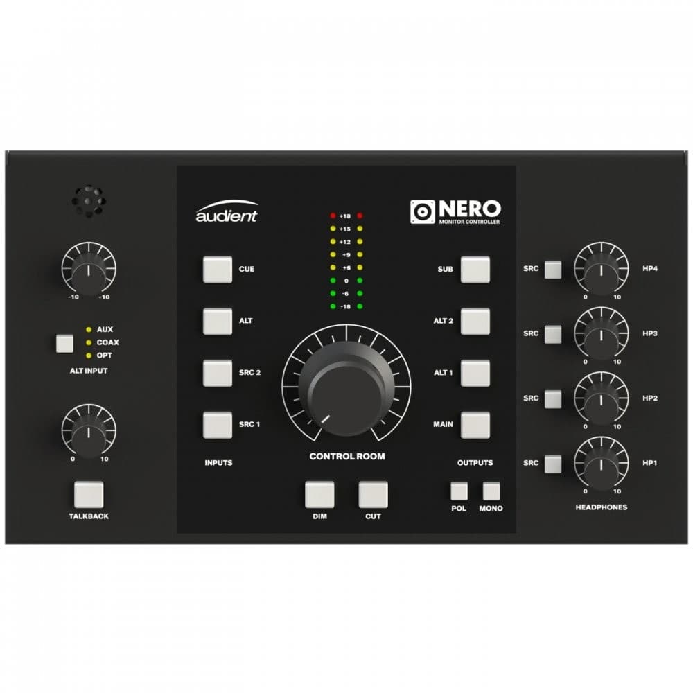 Audient Nero Desktop Monitor Controller para Monitores de Áudio e Estúdio