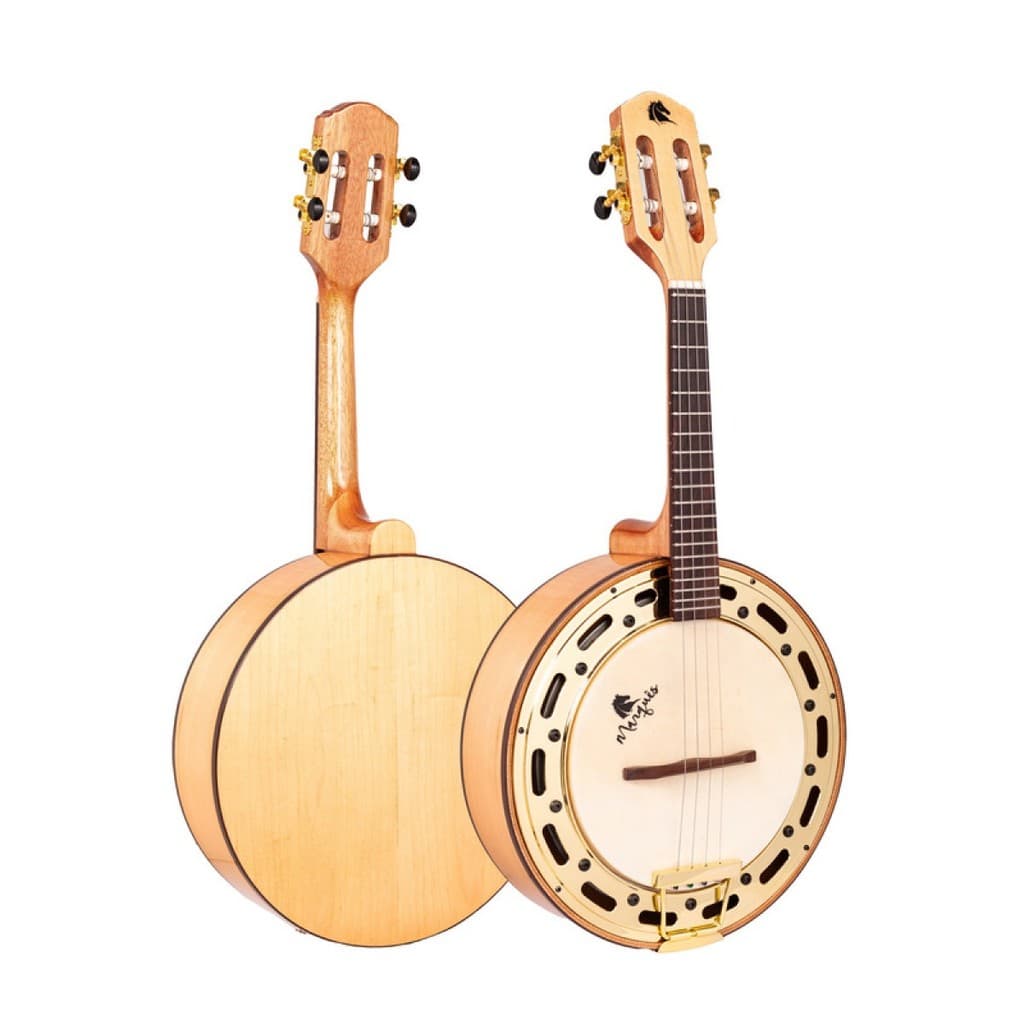 Banjo Eletroacústico Passivo Maple Com Aro Dourado Marquês