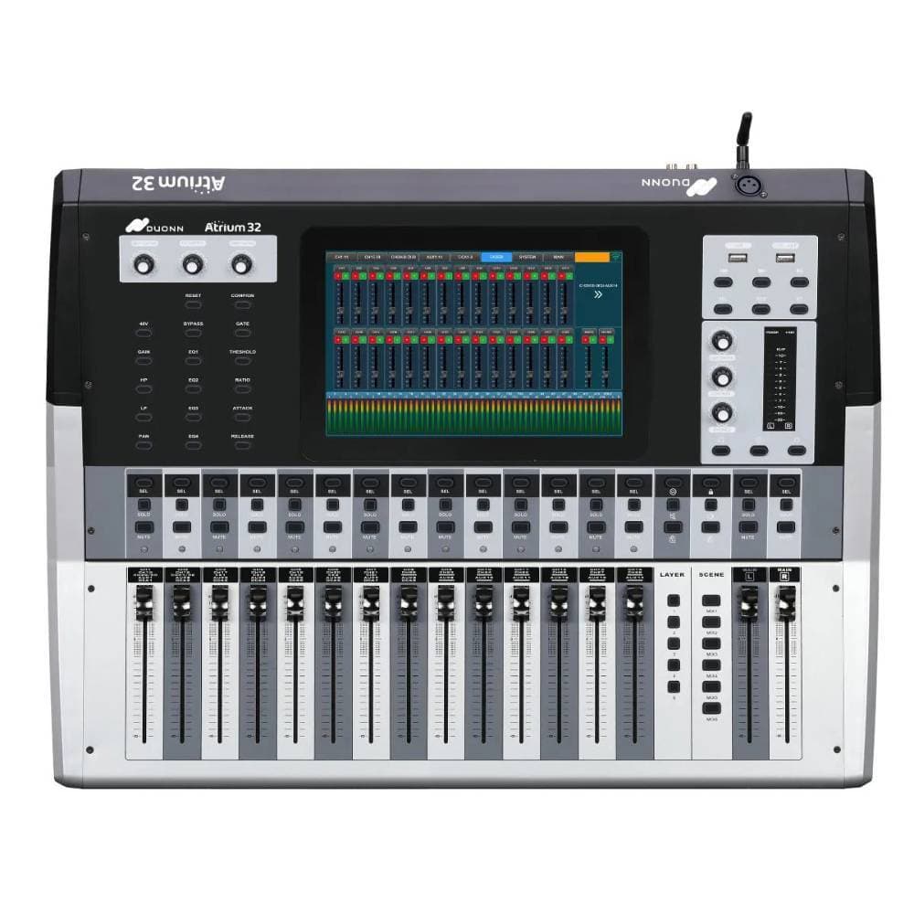 MESA SOM DIGITAL 32 CANAIS DUONN ATRIUM 32 MIXER USB